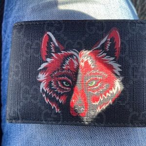GUCCI | Monogram Canvas Wolf Animal Patterns